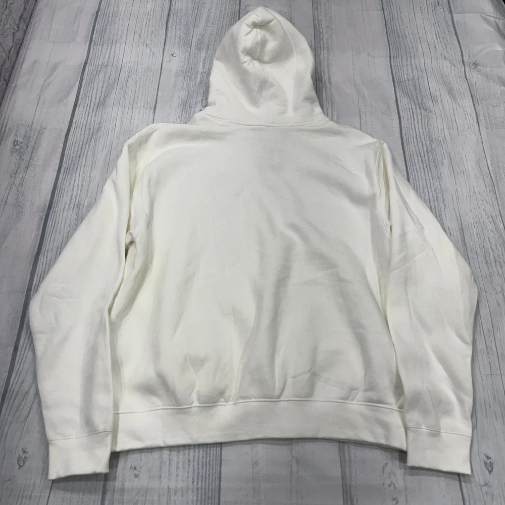 NWT Adidas‎ Big Trefoil Logo Hoodie XL Mens White Retro